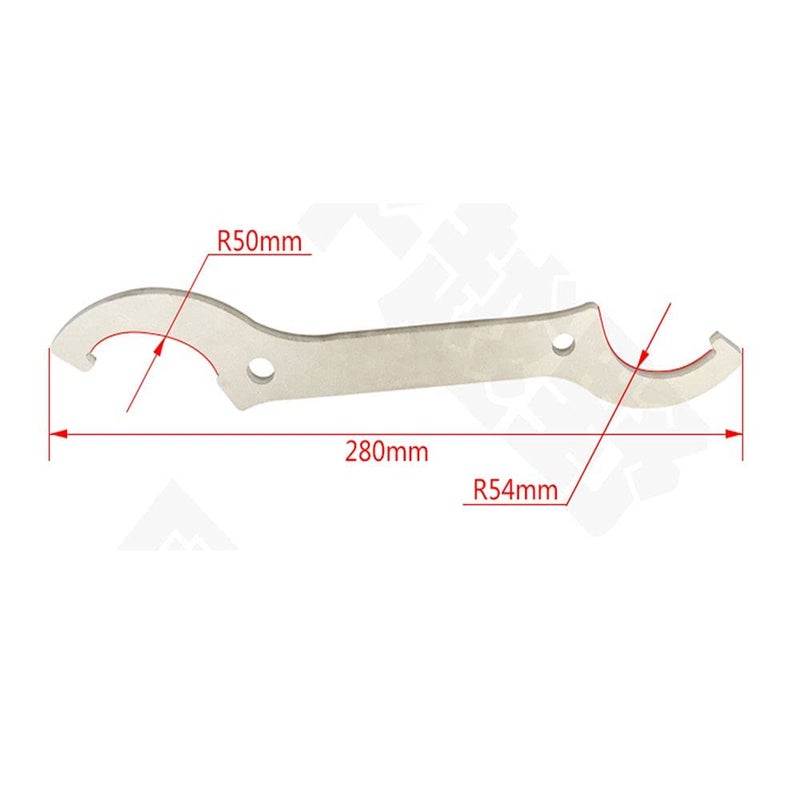 YSMOTO Universal Motorcycle Rear Shock & Steering stem Wrench Spring Adjustment Tool for SX SXF YZ YZF WRF CRF KX KXF RM RMZ DRZ 125-530 - Image 3